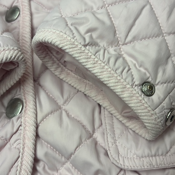 Girls Polo Ralph Lauren Light Pink Quilted Puffer Jacket, XL, 16, EUC - Picture 5 of 7